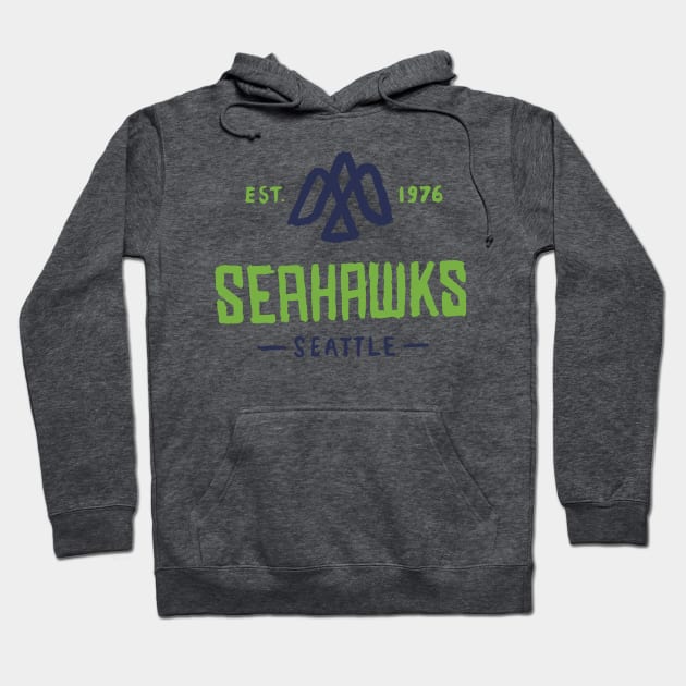 Seattle Seahaaaawks 02 Hoodie by Very Simple Graph